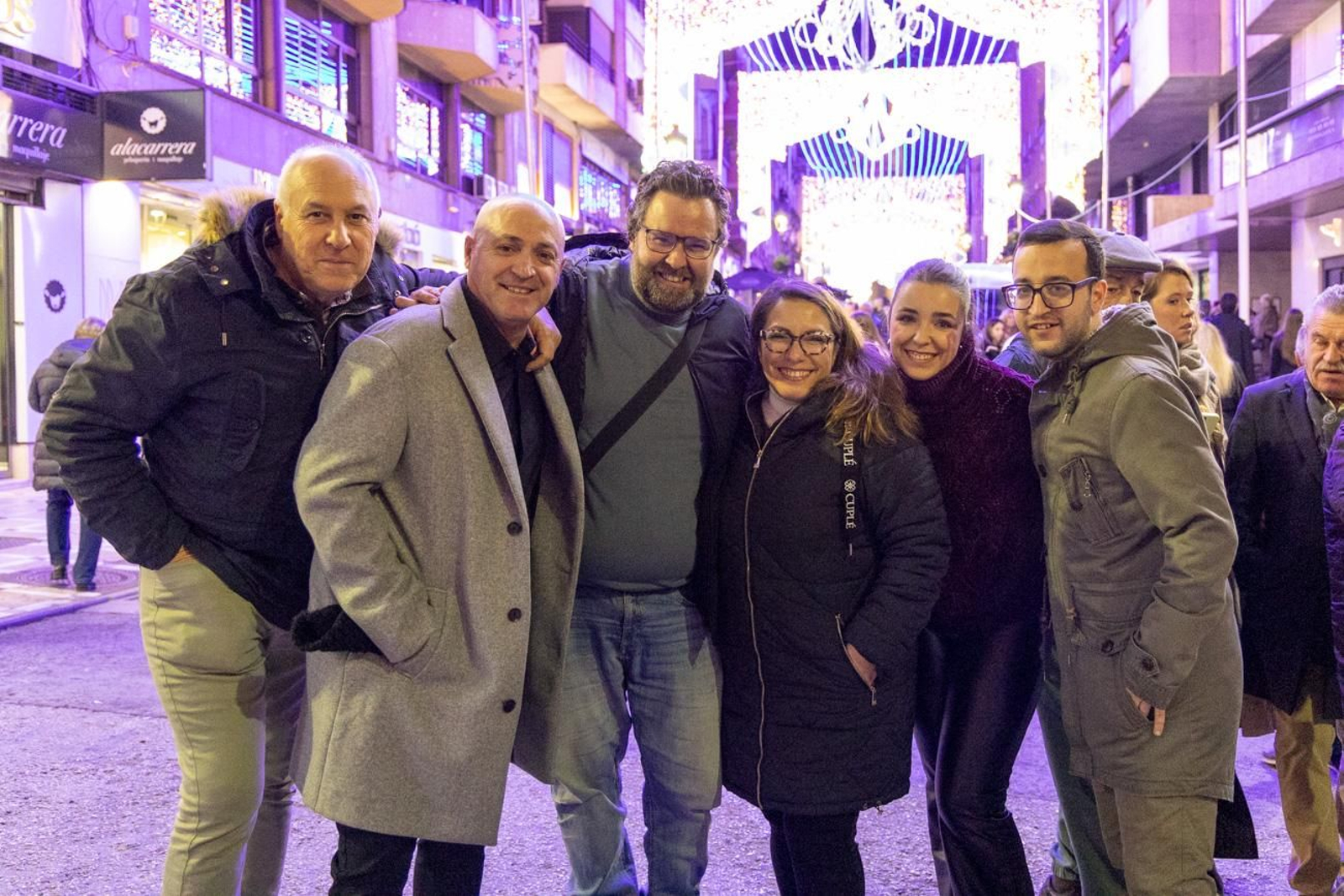 Iluminación navideña de la calle Bernabé Soriano