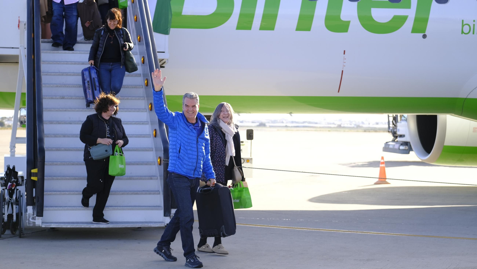 La compañía canaria Binter llega a Almería para quedarse, en imágenes