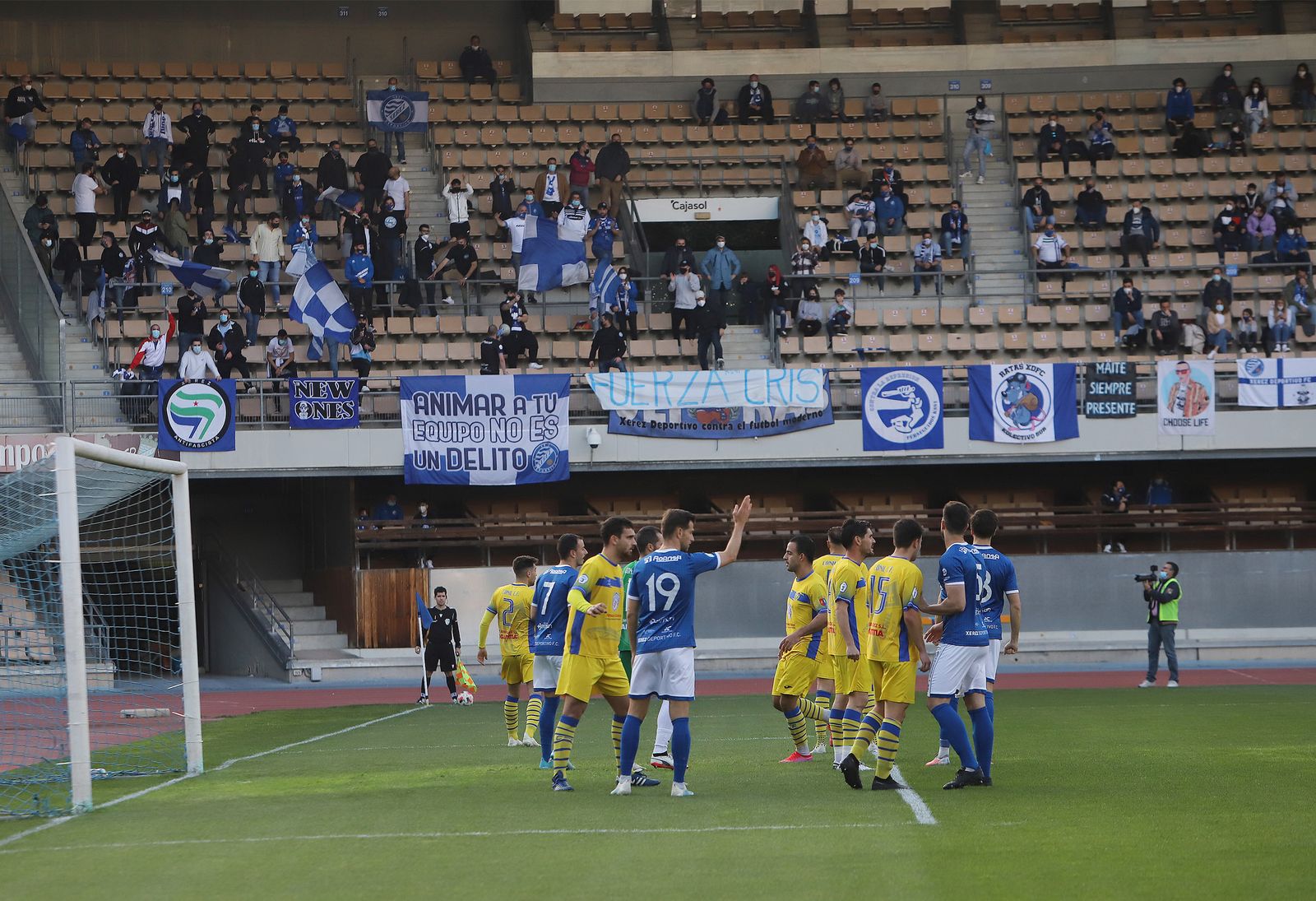 Imágenes del partido entre el Xerez DFC-Conil