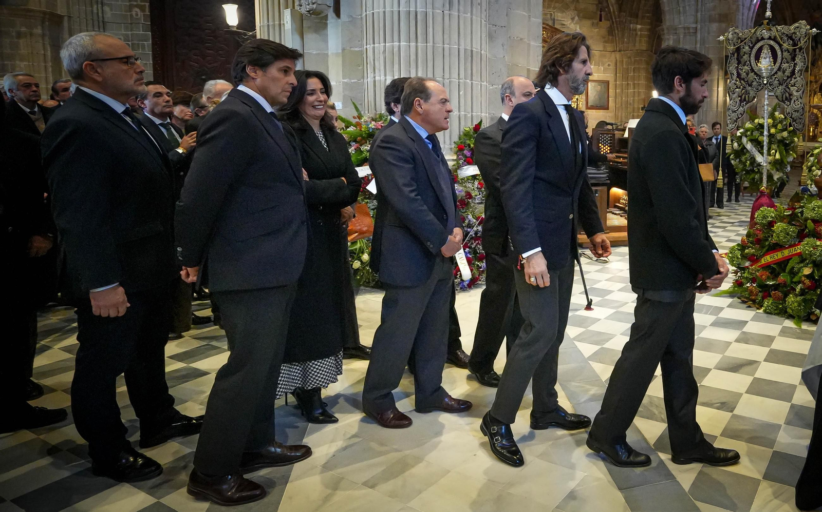 Imágenes del funeral de Álvaro Domecq en la catedral de Jerez