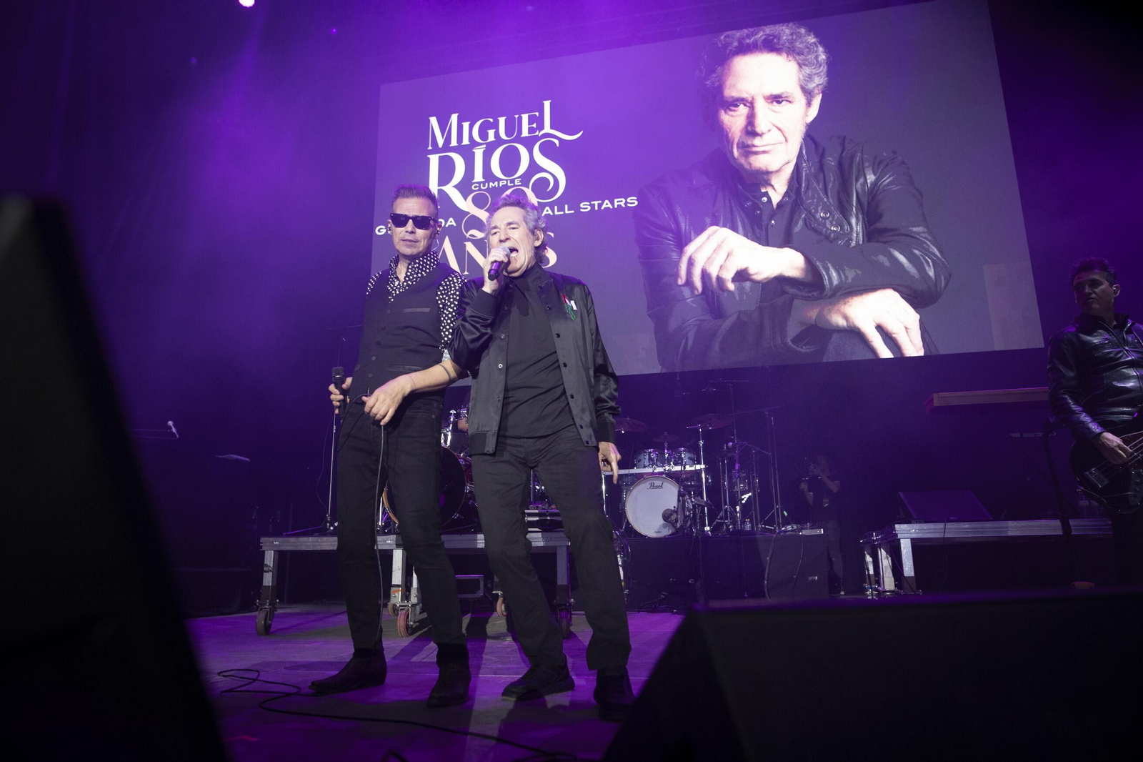 Así ha sido la fiesta rockera de cumpleaños de Miguel Ríos