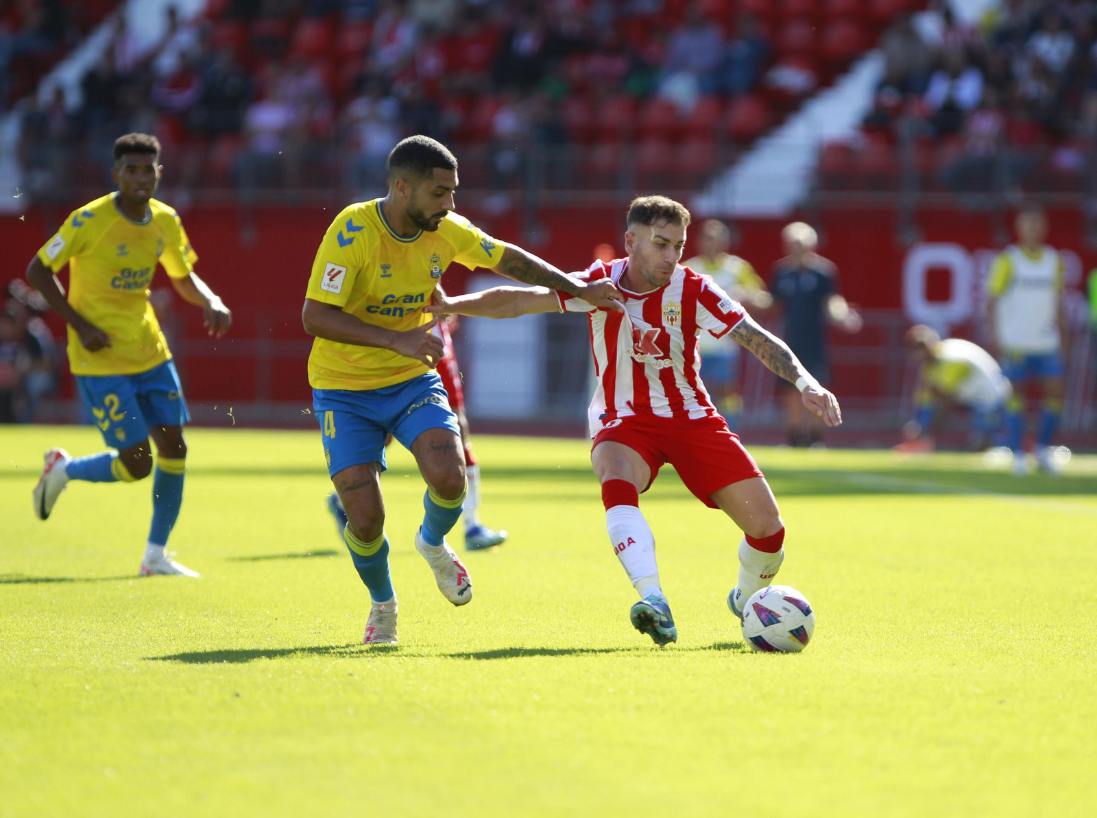 Imágenes del partido U.D. Almería-U.D. Las Palmas