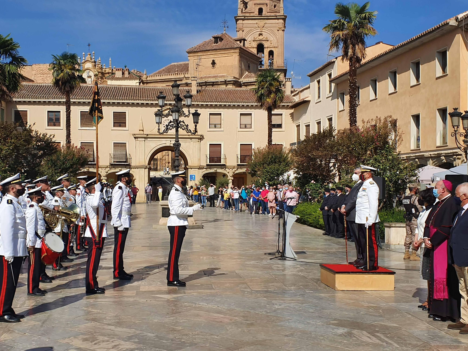 Uno de los momentos del homenaje a Lope de Figueroa