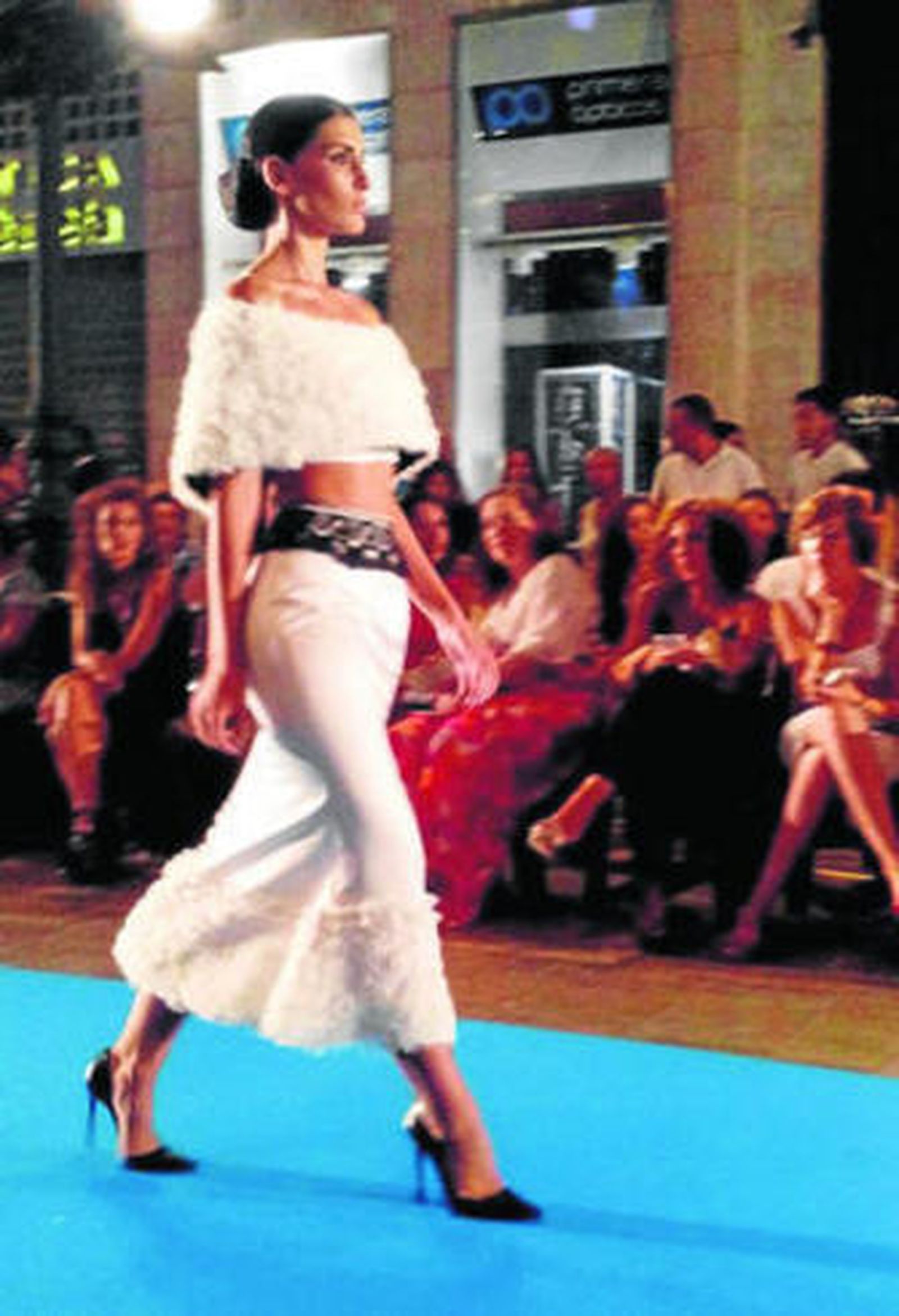 Silvia Puertas Tomillero, ayer en la Pasarela Larios.