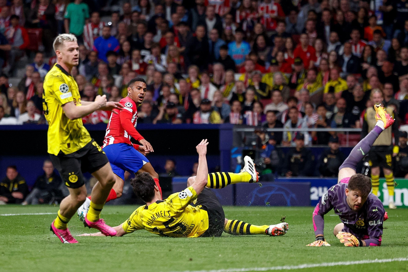 El Atlético de Madrid - Borussia Dortmund, en fotos