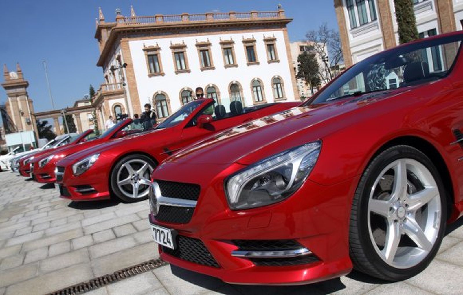 El nuevo Mercedes rueda en Málaga