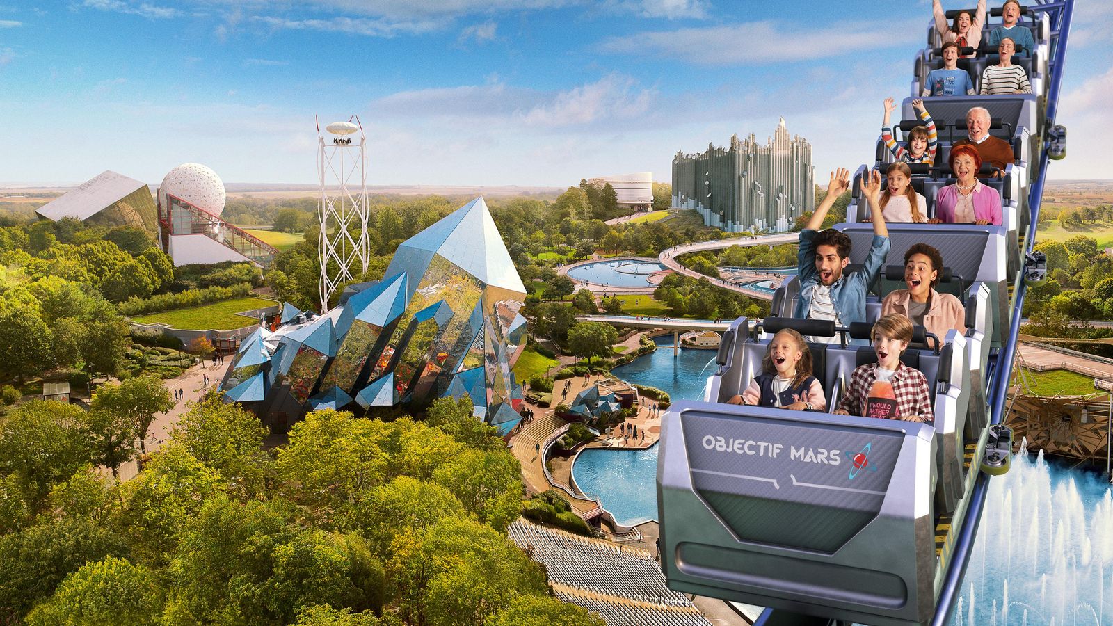 Viaje a Marte desde Futuroscope.