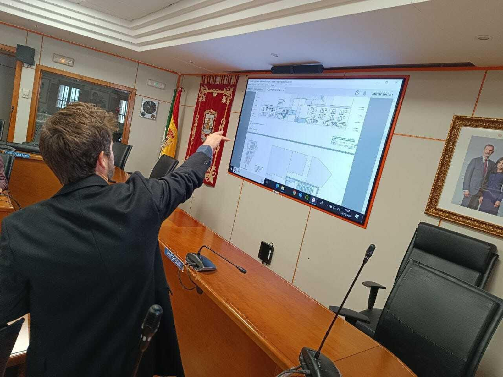 La presentación del anteproyecto de la futura Casa de la Cultura.