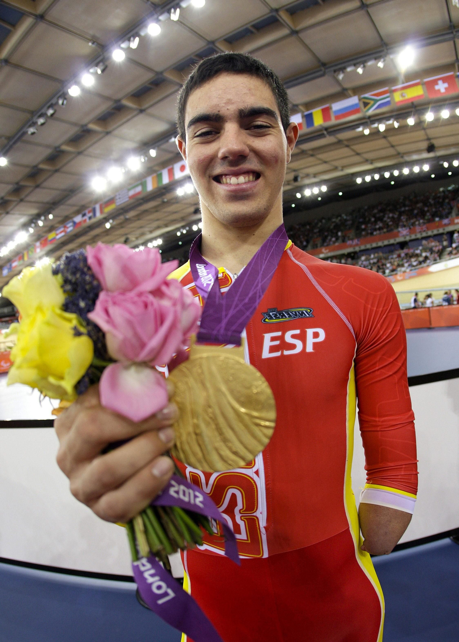 Alfonso Cabello, con su medalla de oro en Londres 2012.
