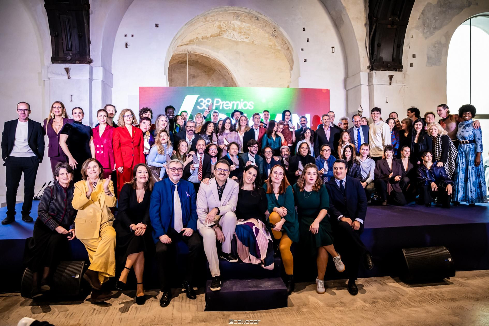 Los ganadores de los Premios Asecan del Cine Andaluz.