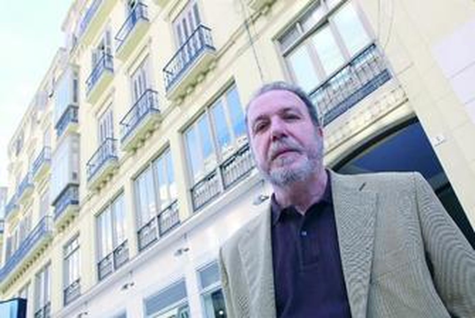 Ramón Carlos Morales, en la calle Larios.