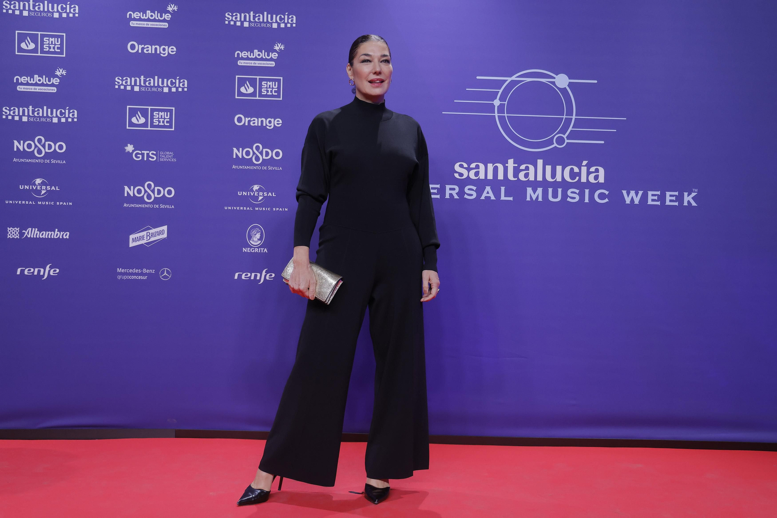 Famosos y artistas en la alfombra roja de la gala del flamenco en los 'Santalucía Universal Music Week'