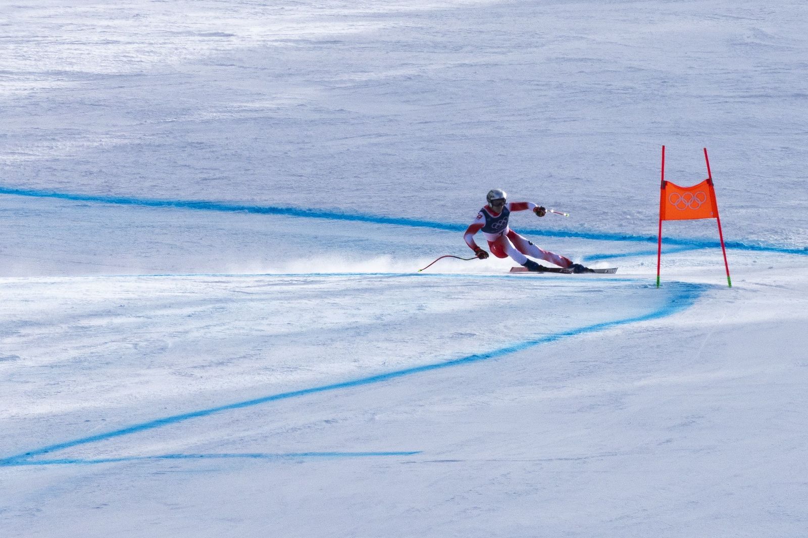 Las espectaculares fotos del descenso masculino en los Juegos Olímpicos de invierno