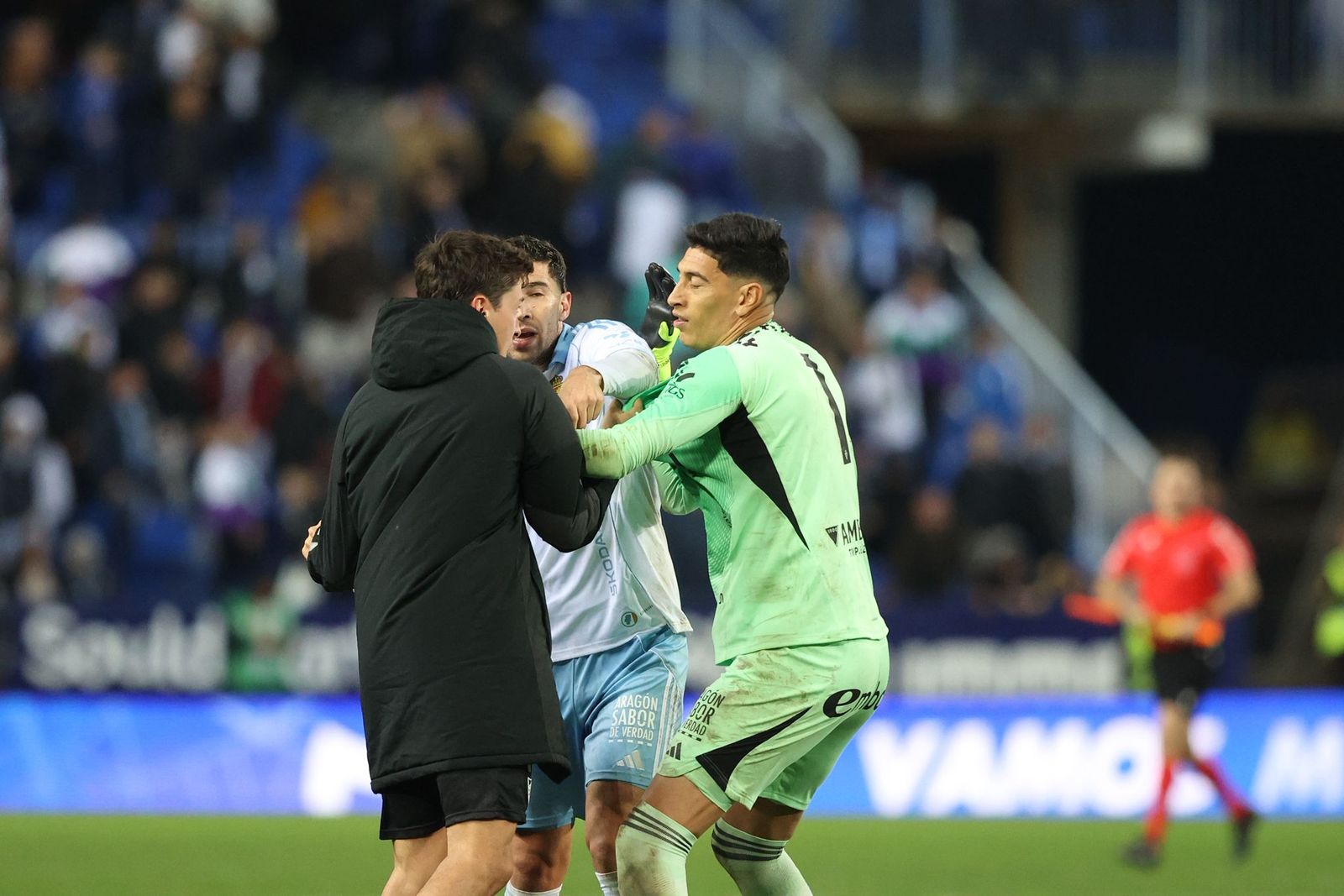 El Málaga CF-Real Zaragoza, en fotos