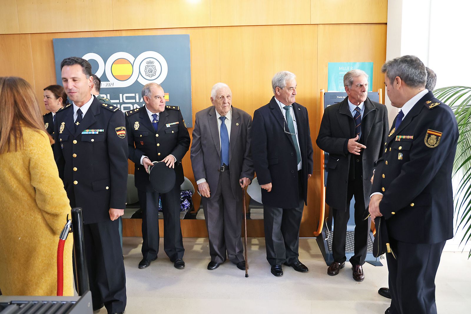 Imágenes del descubrimiento de un mosaico en la comisaria de la Policia Nacional