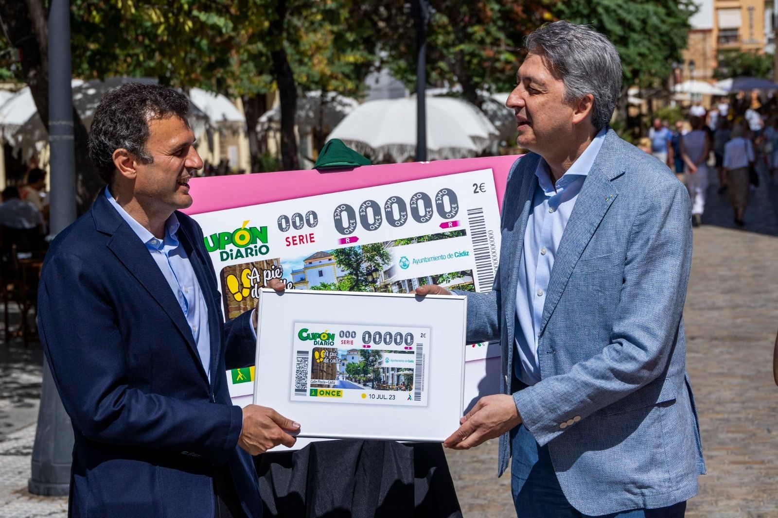 Así es la calle Plocia de Cádiz, a la que la ONCE dedica el cupón del lunes 10.