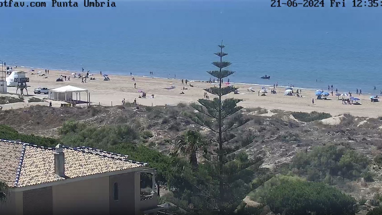 Cámara en directo en Punta Umbría