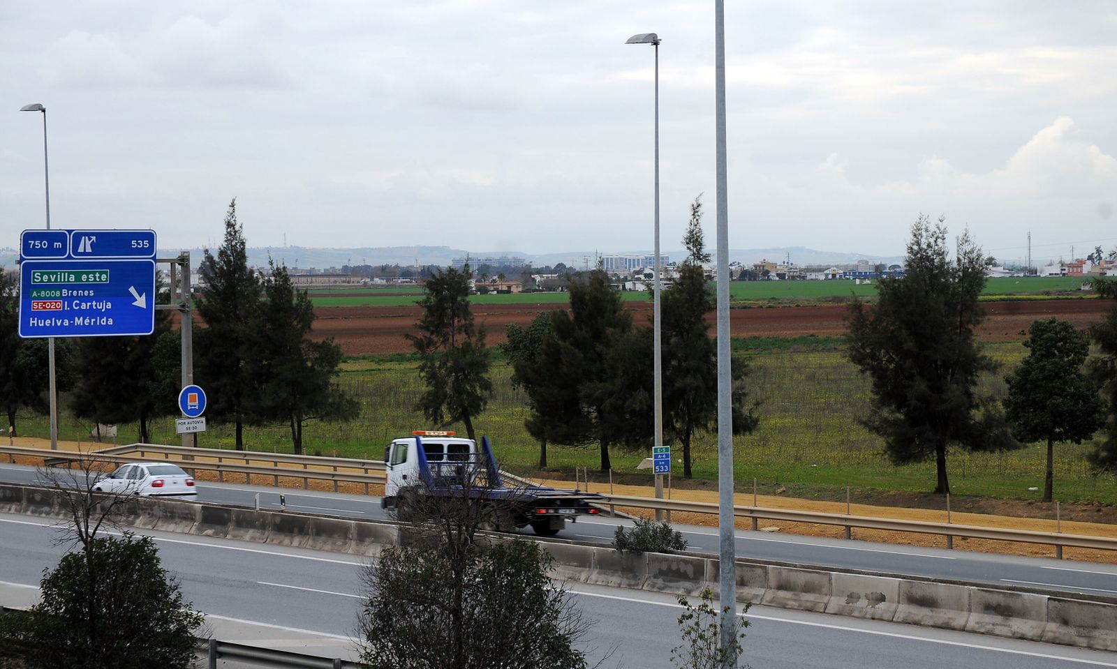 Los suelos situados en el entorno del aeropuerto de Sevilla