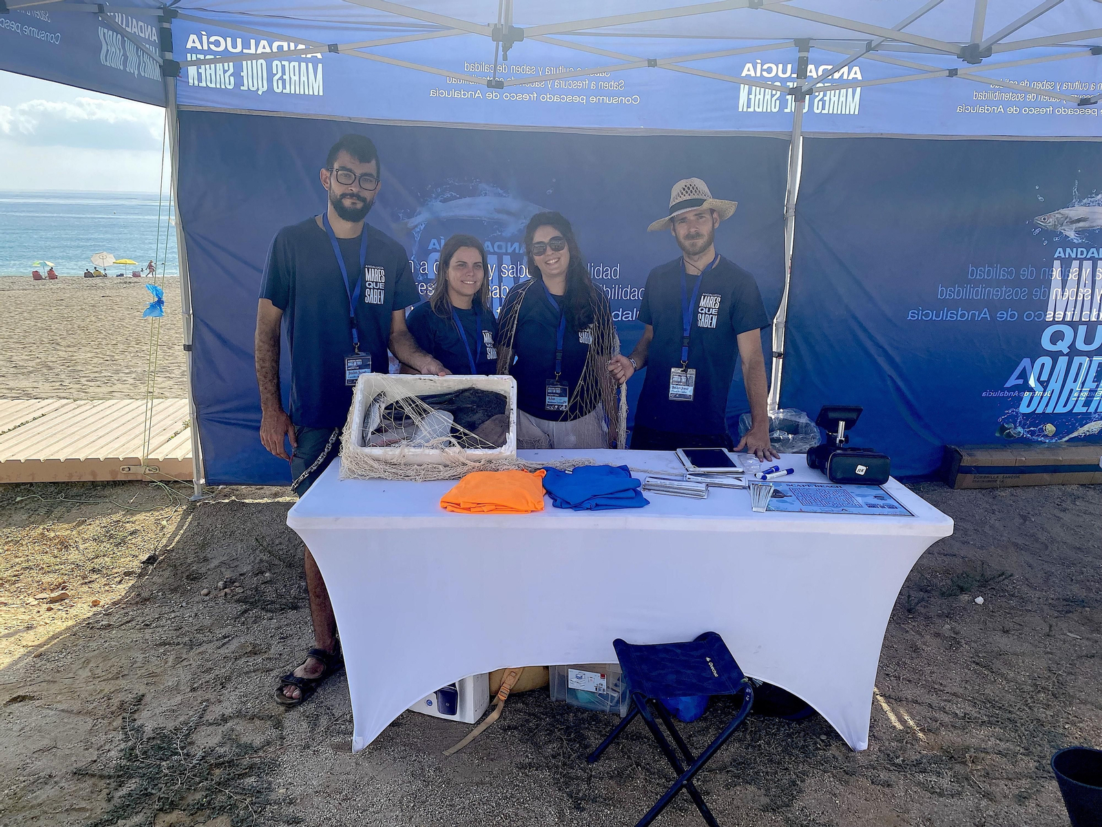 La campaña de la Junta ha recalado estos días en Mojácar.