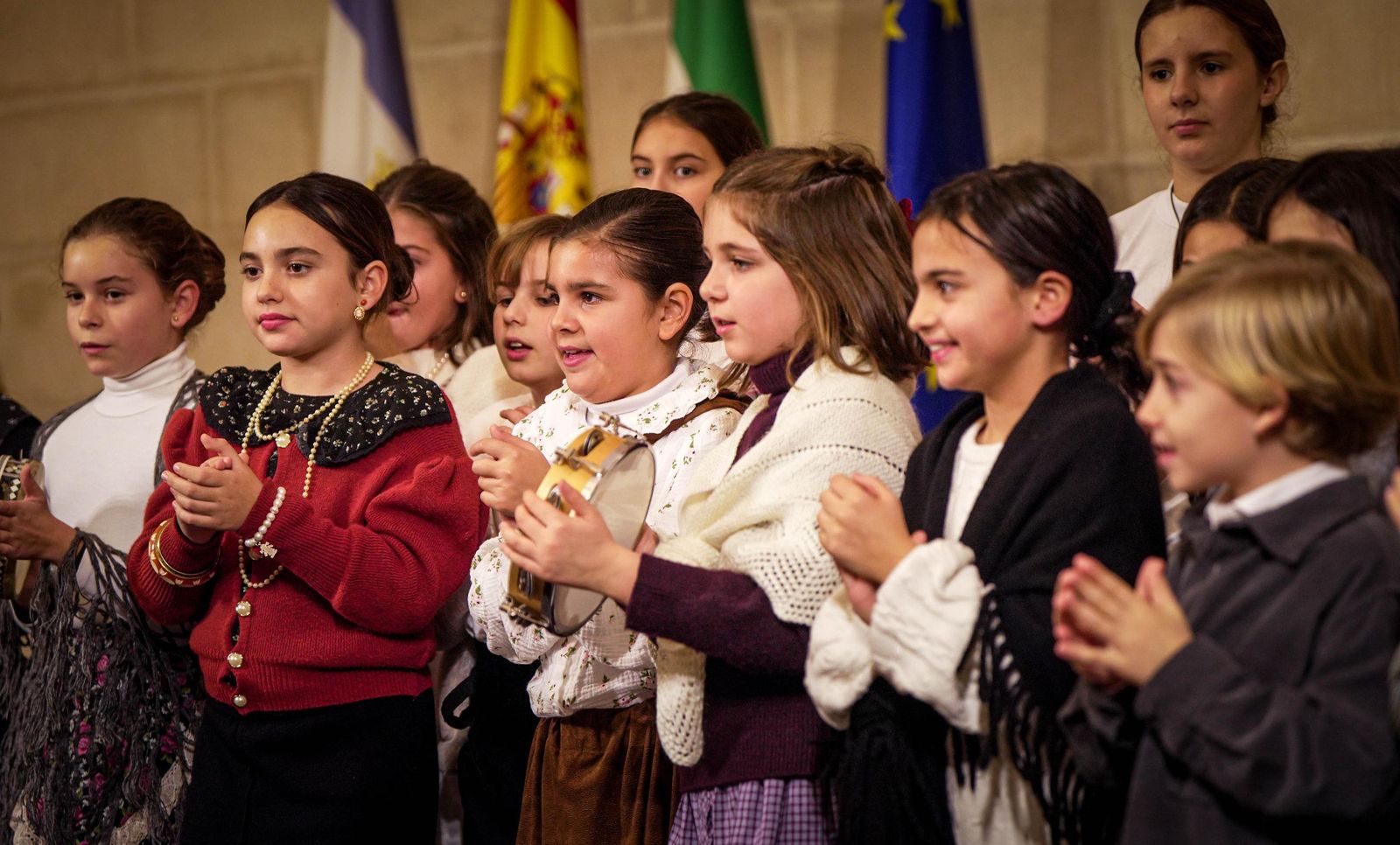 Imágenes del concurso de villancicos de la Cátedra de Flamencología de Jerez