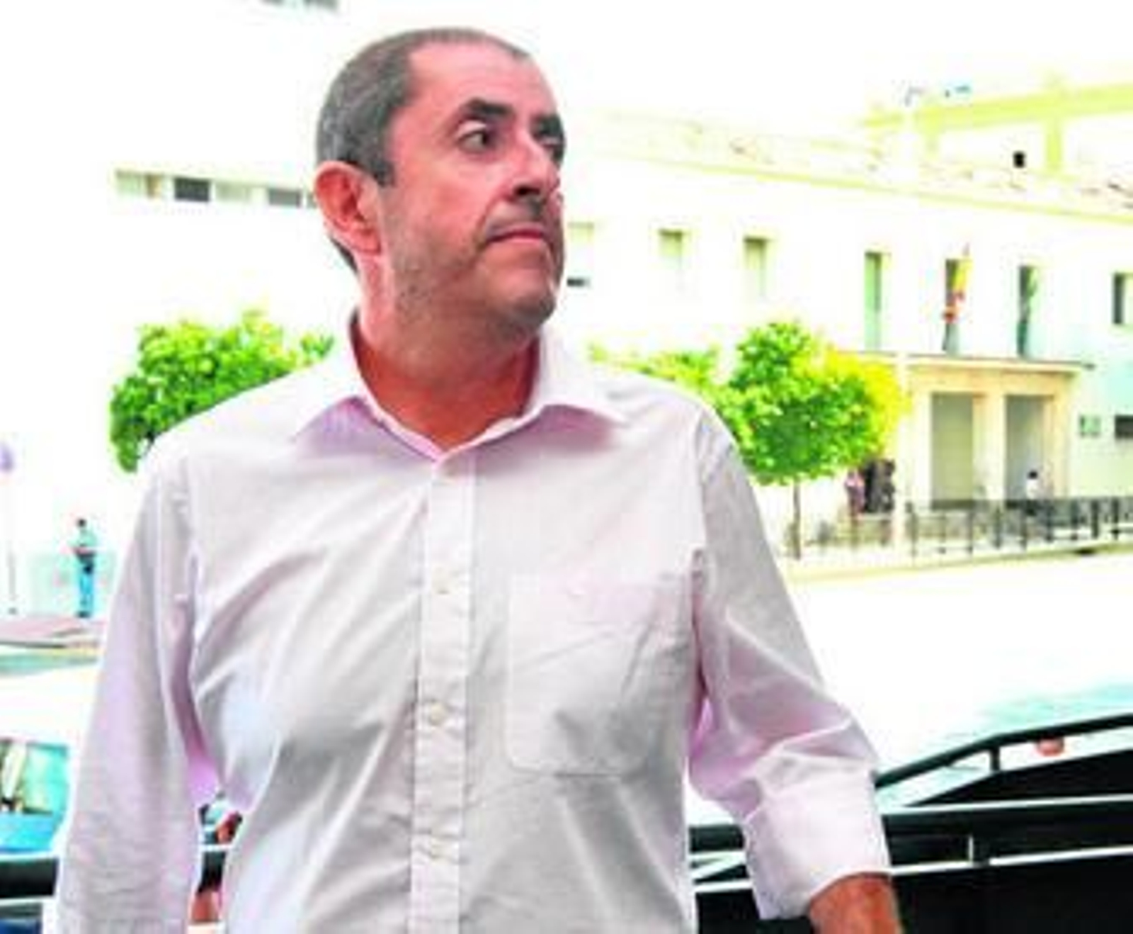 José Manuel Garrido, entrando en los juzgados de Huelva el 26 de julio de 2011.