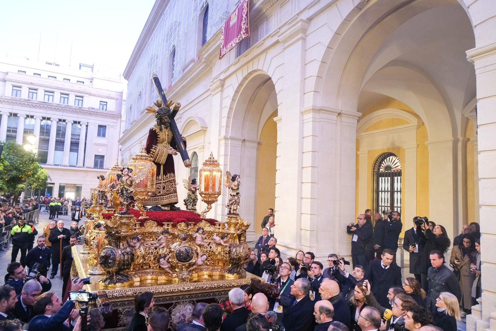Imágenes del traslado del Gran Poder a la Catedral