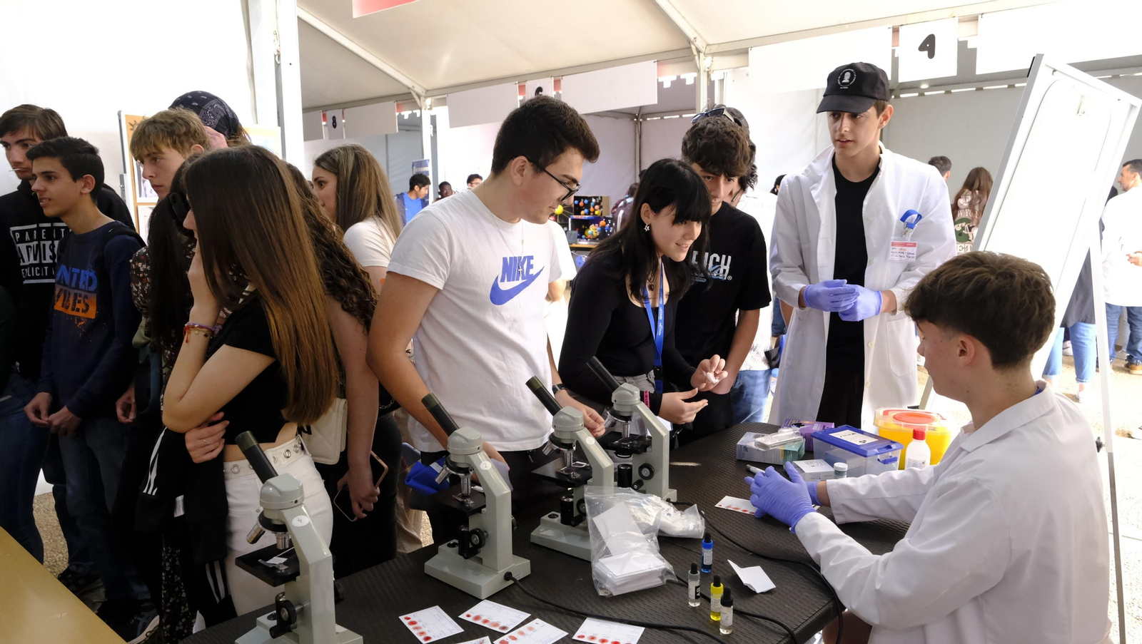 Imágenes de la Feria de la Innovación y la Ciencia en la Universidad de Almería-UAL