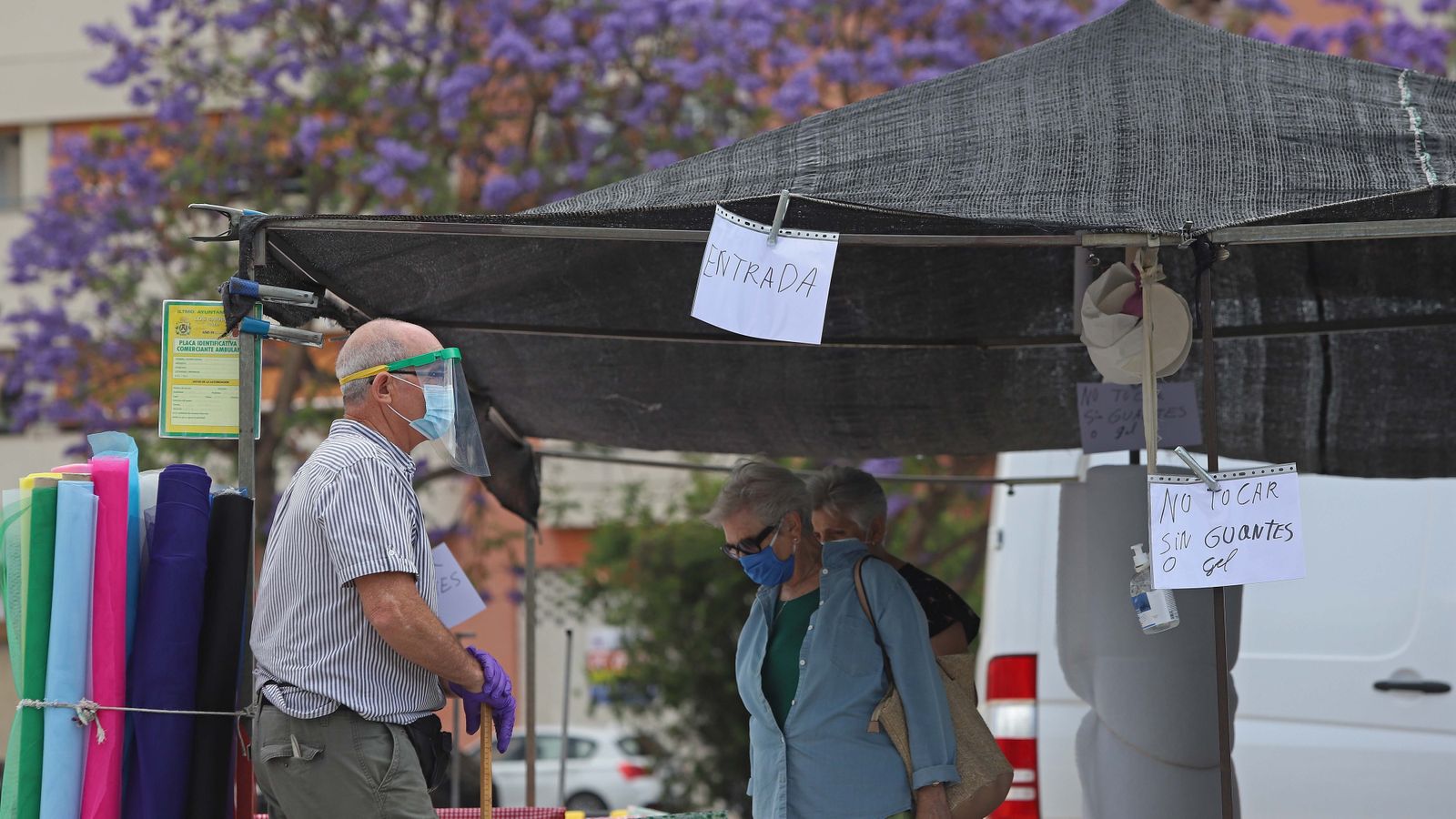 Reapertura del mercadillo de Los Barrios