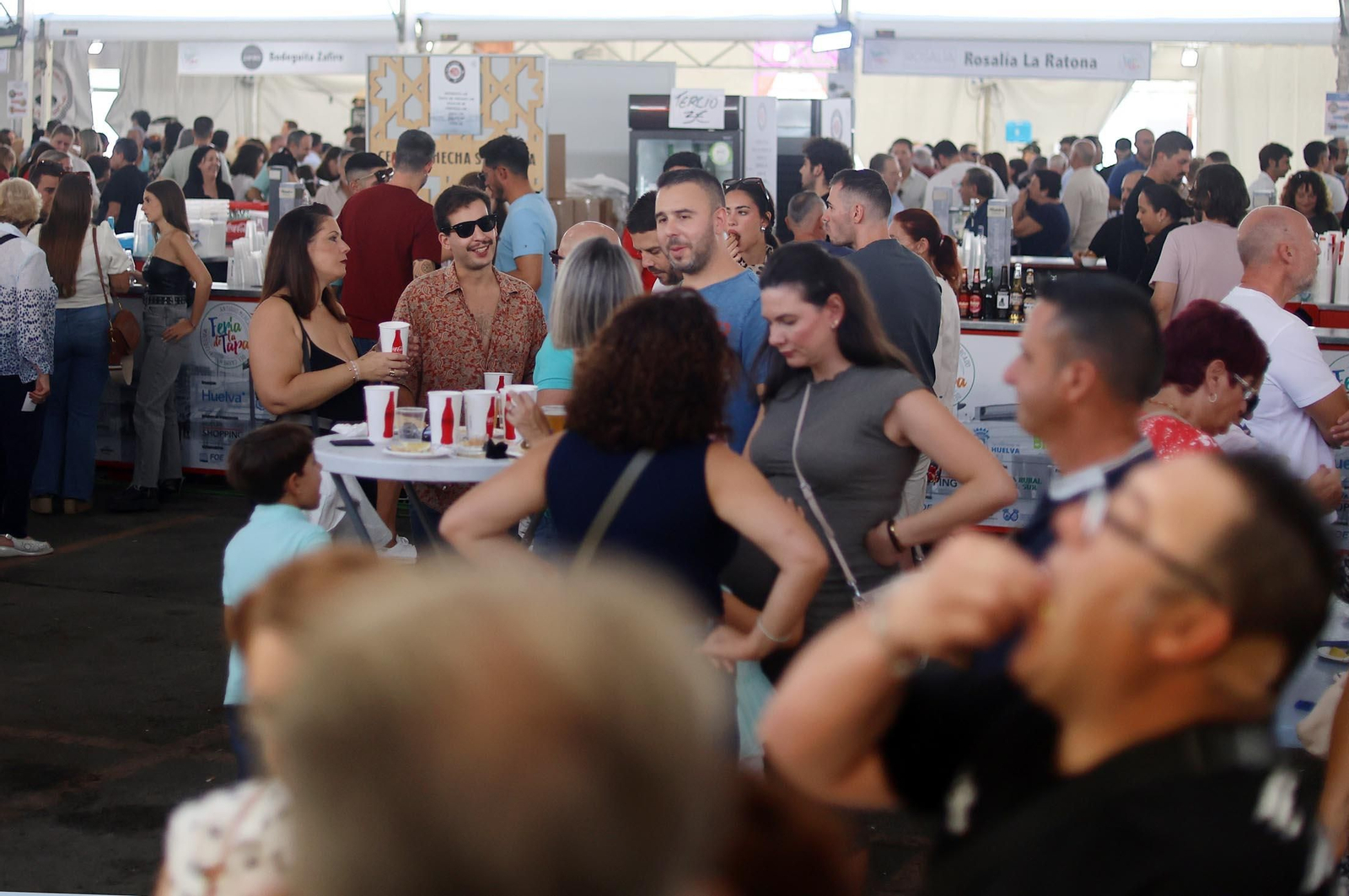 Imágenes de la Feria de la Tapa de Huelva en la mañana del domingo