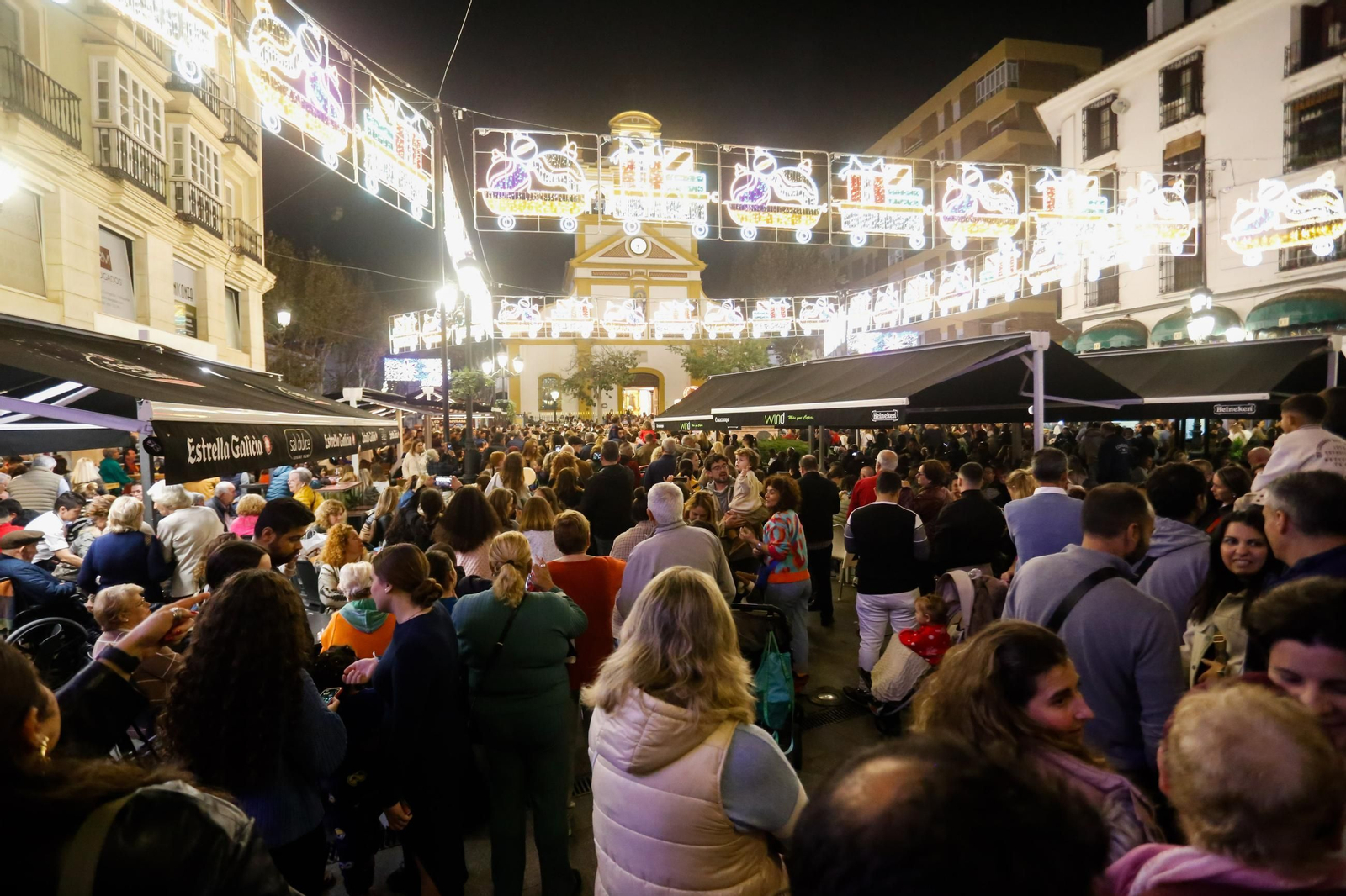 Las fotos del encendido del alumbrado navideño en La Línea Las fotos del encendido del alumbrado navideño en La Línea