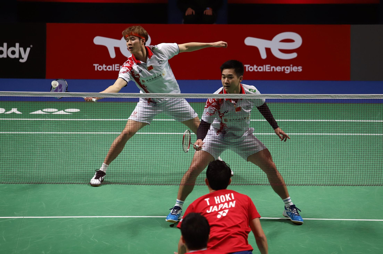 Huelva 2021: final doble masculino HOKI,KOBAYASHI-HE Ji Ting,TAN Qiang. Mundial de Bádminton Huelva´21