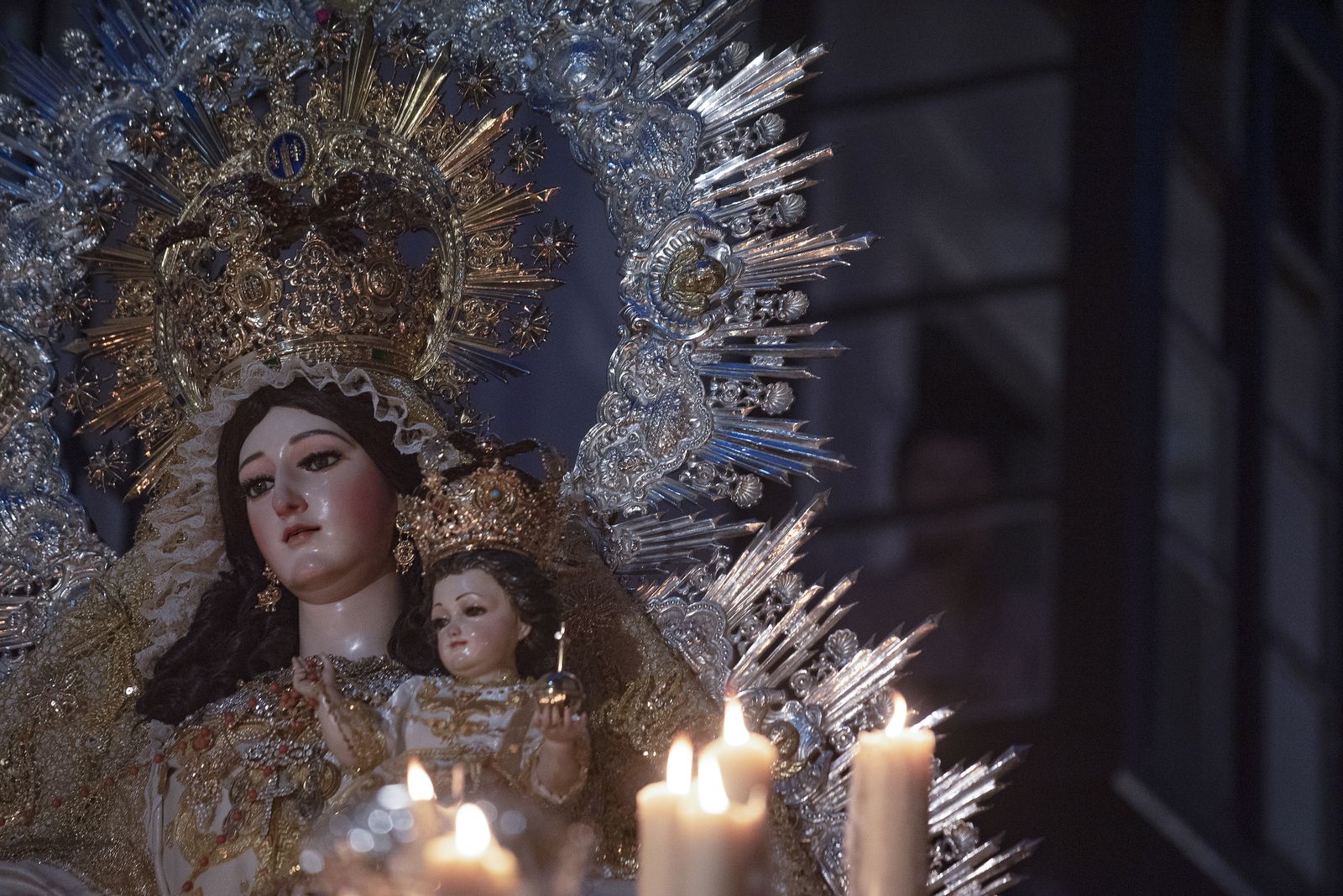 Las imágenes de la procesión de la Virgen de las Nieves