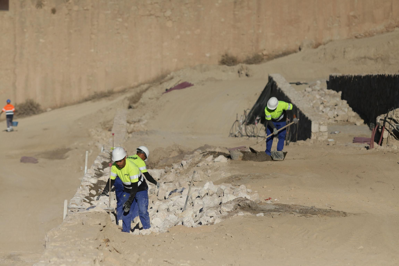Así avanzan las obras del parque de La Hoya