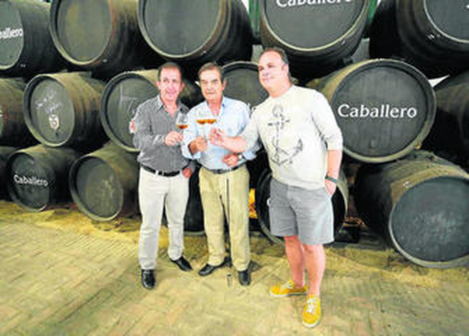 Las tres grandes figuras que se encargaran de que los asistentes disfruten de la gastronomía y los vinos de la zona.