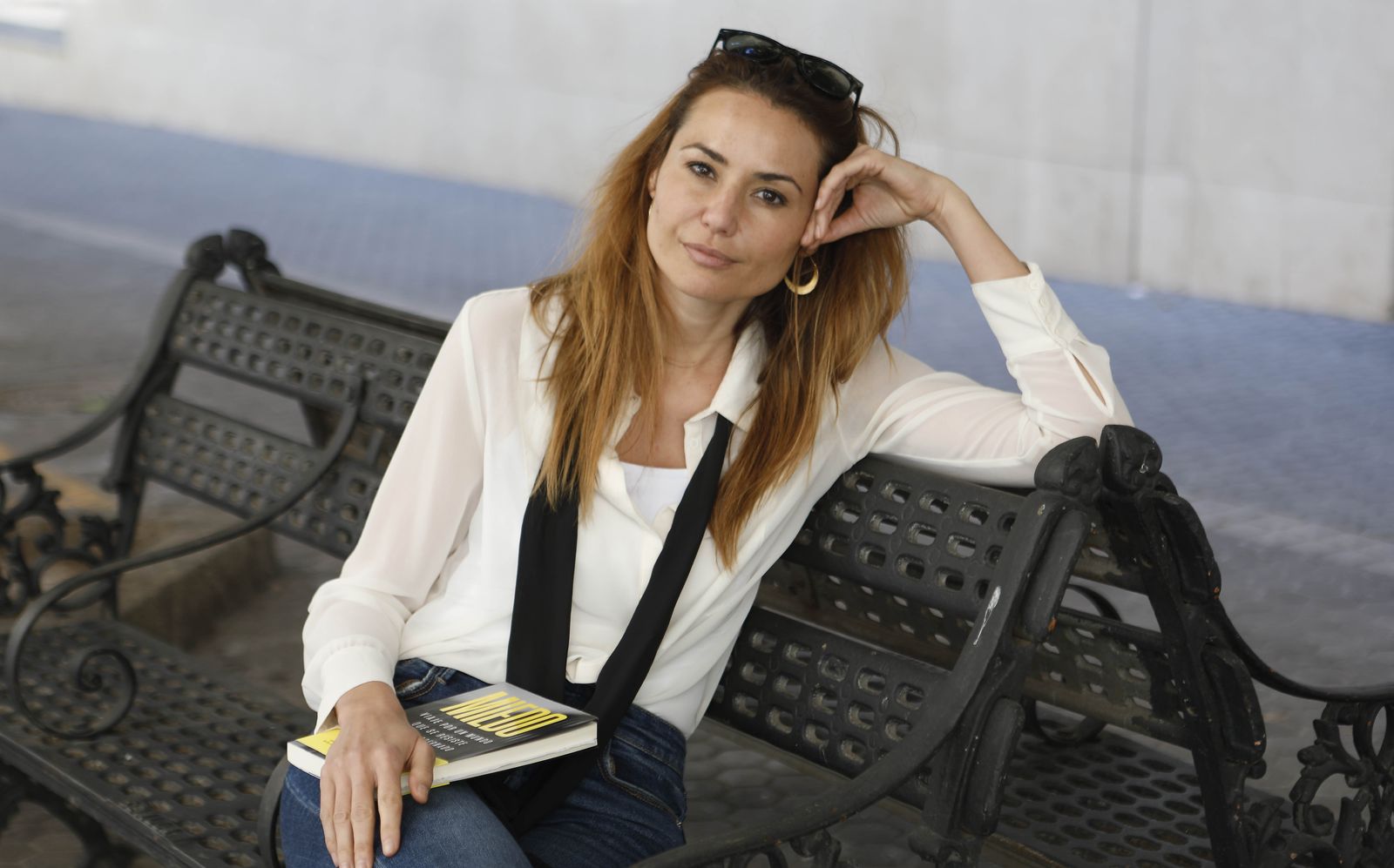 La periodista Patricia Simón, la pasada semana en Sevilla, donde presentó su nuevo libro, ‘Miedo’.