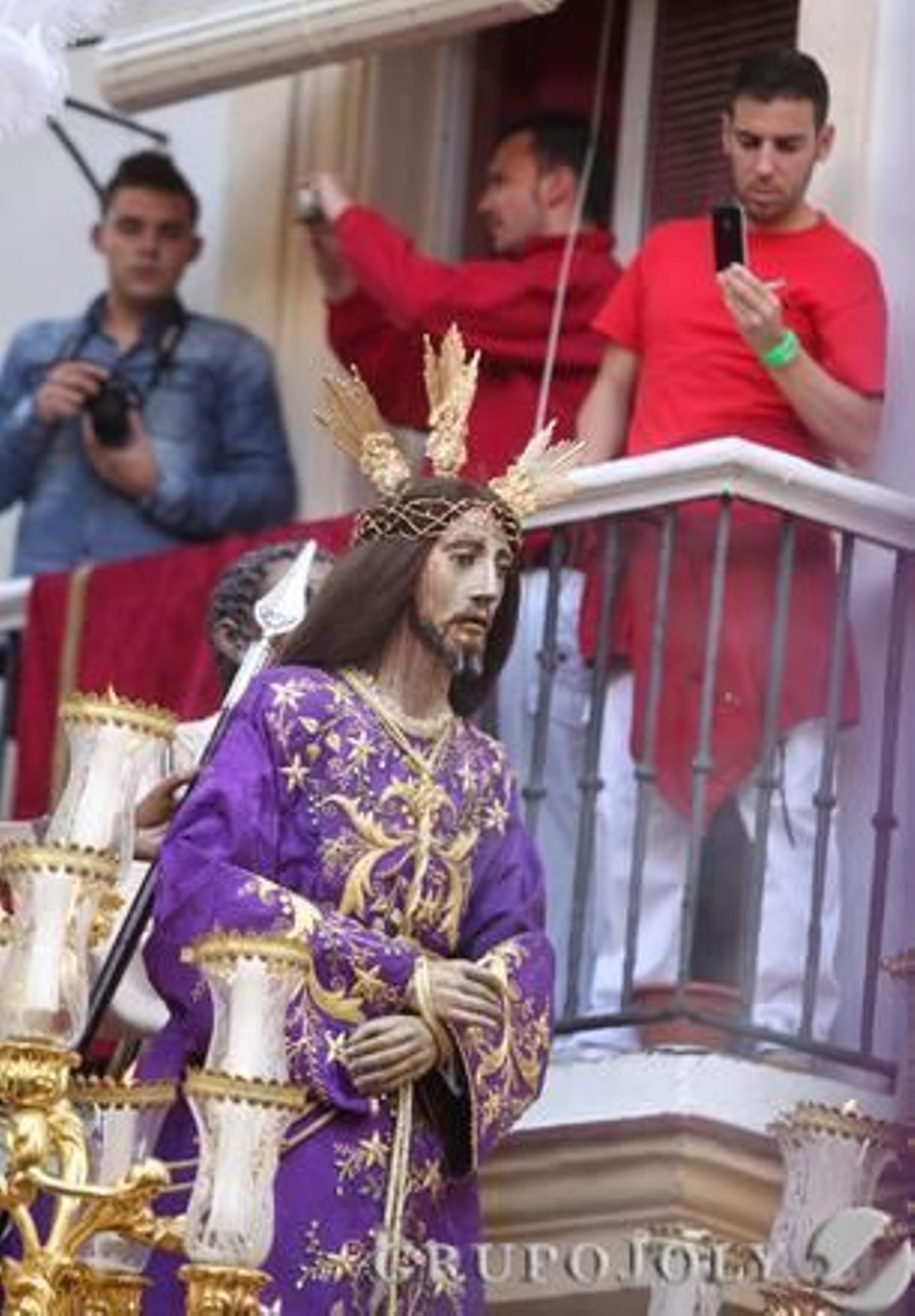 Venerable, Mercedaria y Lasaliana Cofradía de Penitencia de Nuestro Padre Jesús de la Sentencia y Nuestra Señora del Buen Fin. 

Foto: Jesus Marin