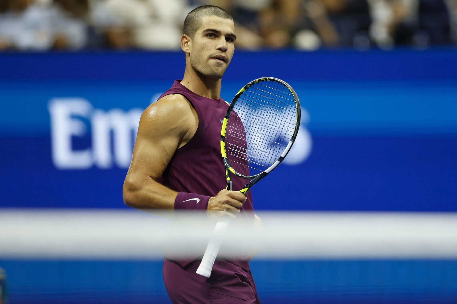 Las fotos del demoledor Alcaraz en la segunda ronda del US Open