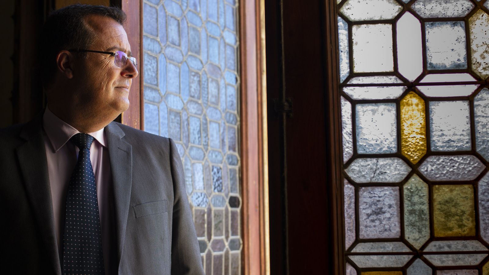 El delegado de Fiestas Mayores en el Ayuntamiento.