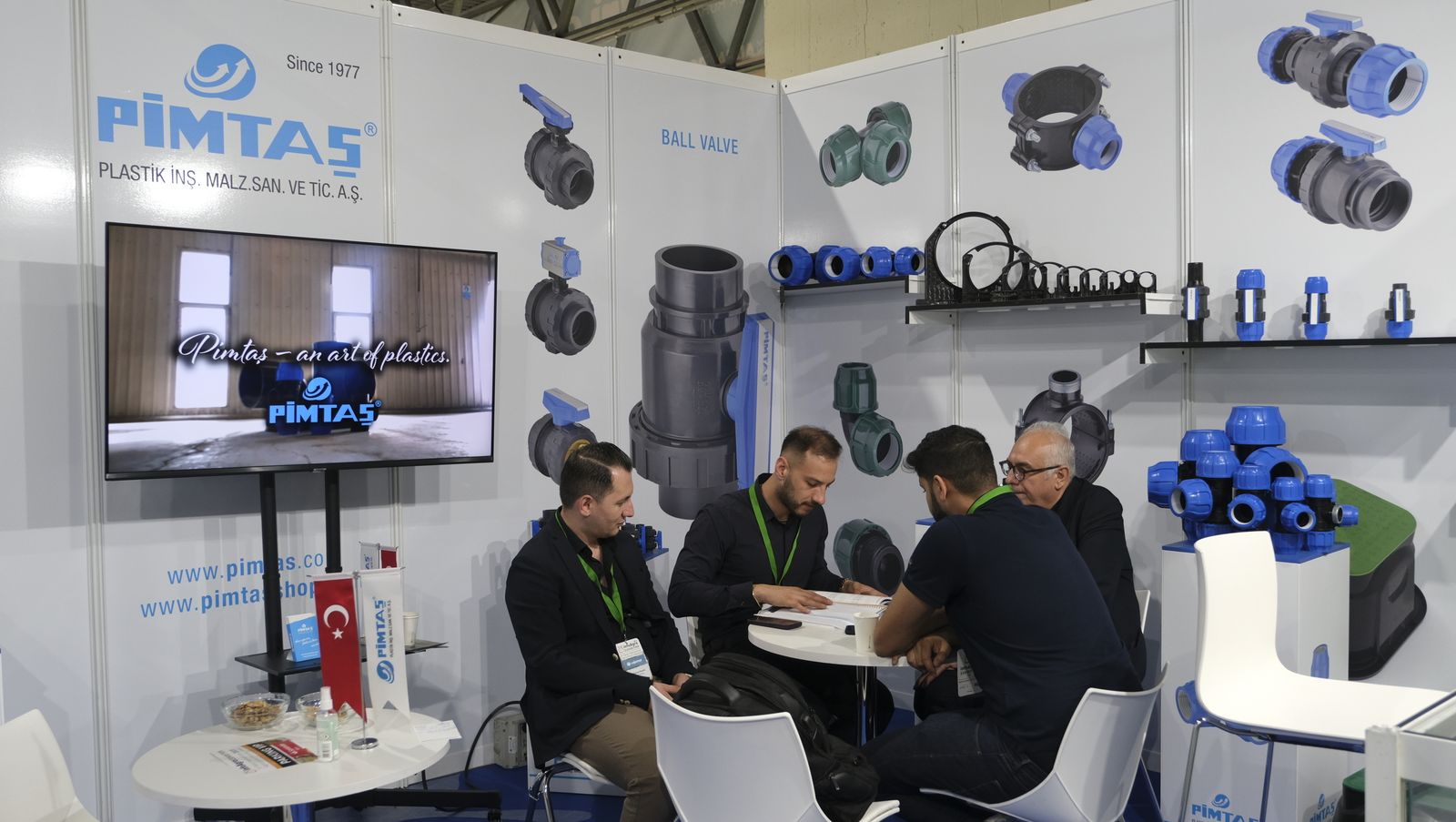 Stand de la empresa turca 'Pimtas' en Infoagro 2023.