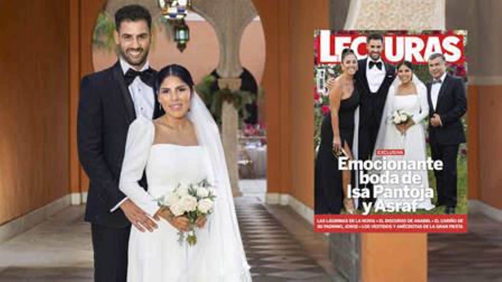 El anuncio de 'Lecturas' con su portada de la boda de Isa P