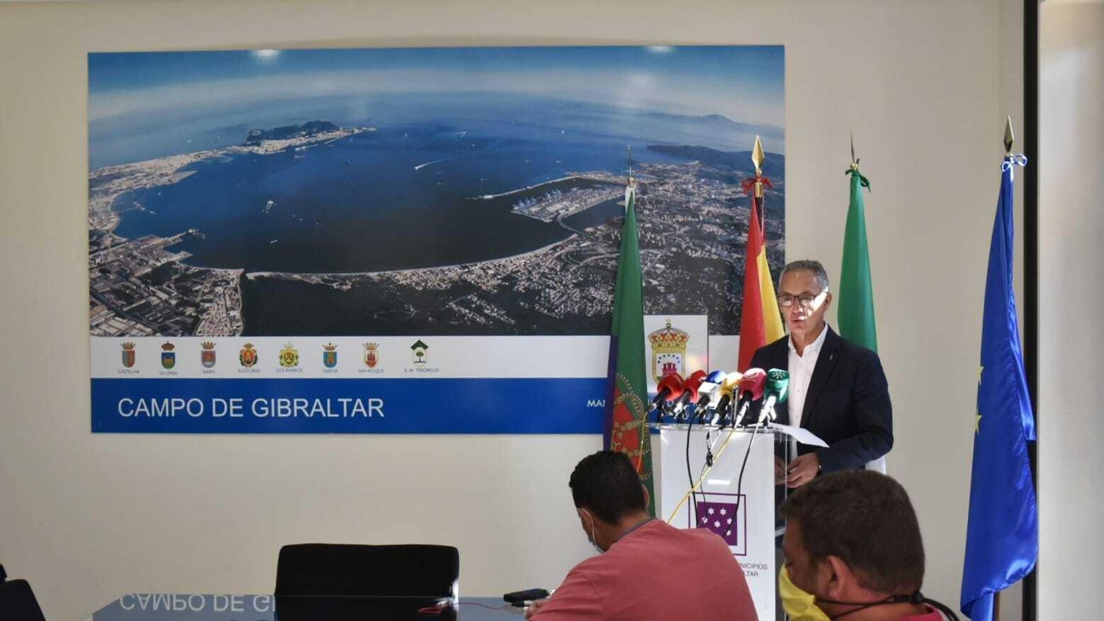 Juan Lozano anuncia los cuatro proyectos que aspirarán a financiación europea.