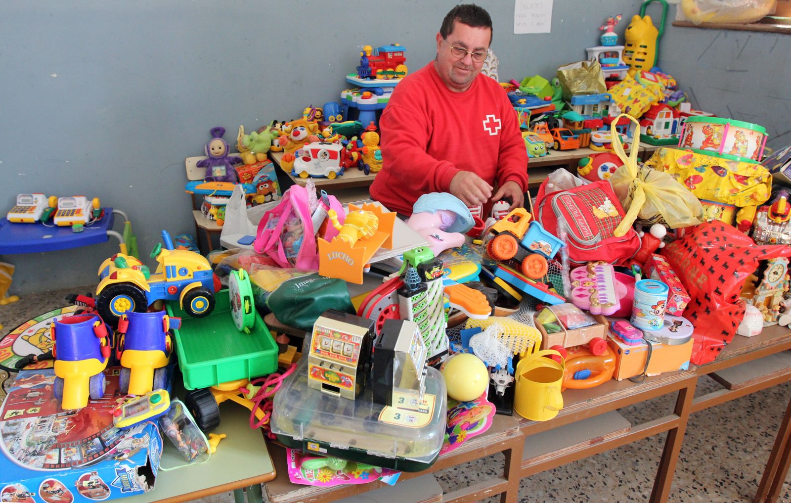Recogida de juguetes de Cruz Roja en una edición pasada de su campaña.