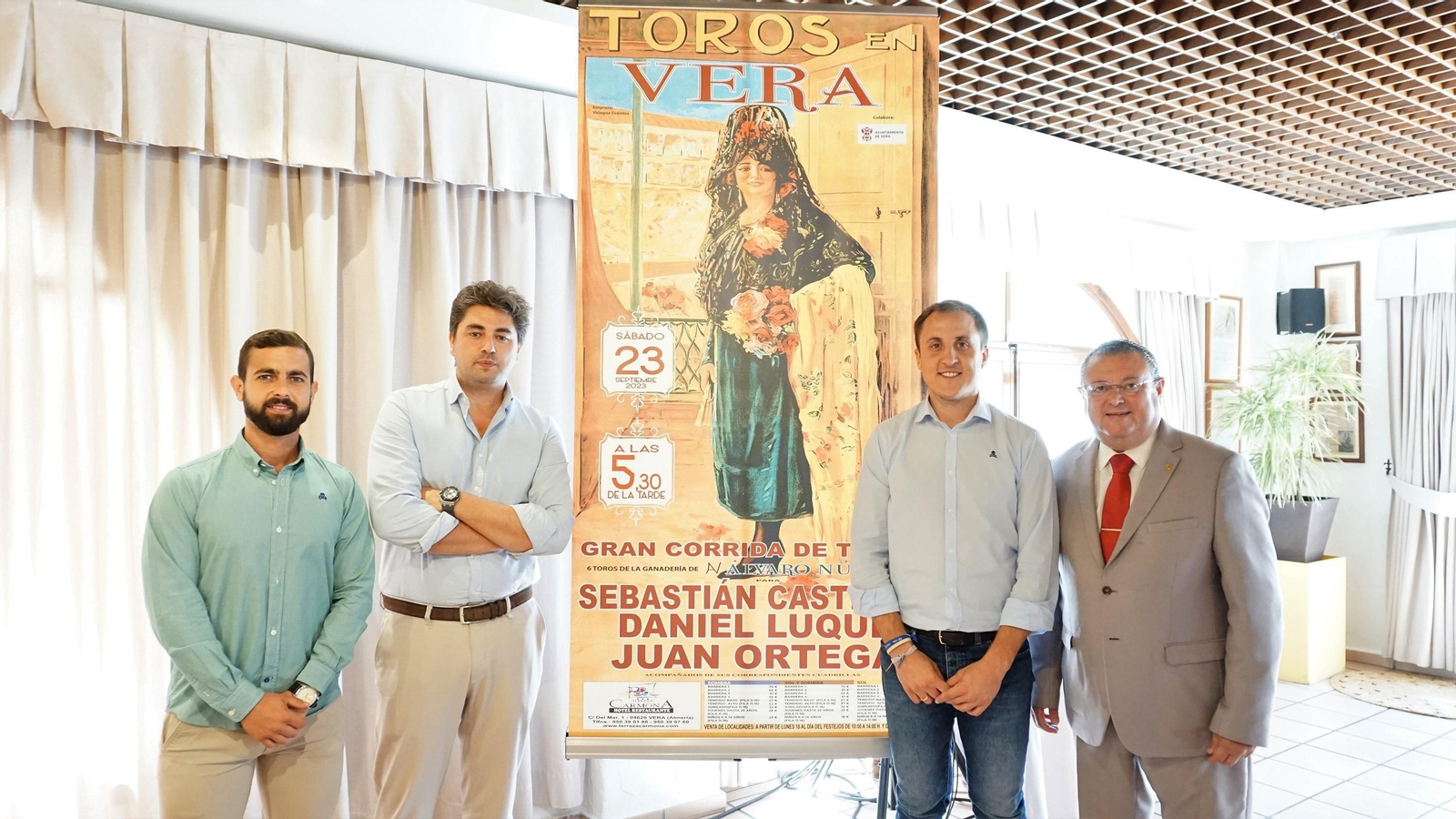 Presentación del cartel de la feria de este año.