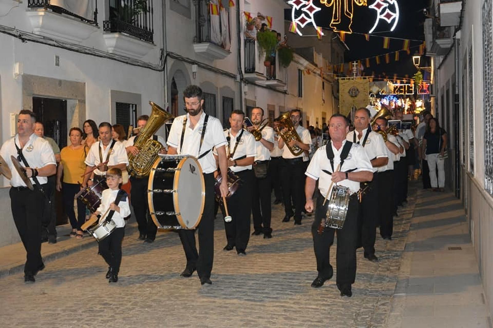 El espectacular recibimiento a la Virgen de Guía en Villanueva del Duque, en imágenes