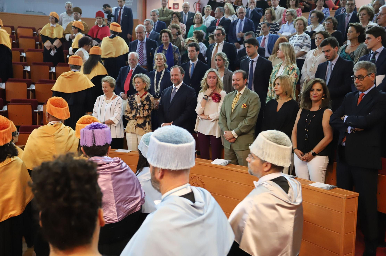 Imágenes de la investidura póstuma de García Palacios como doctor Honoris Causa