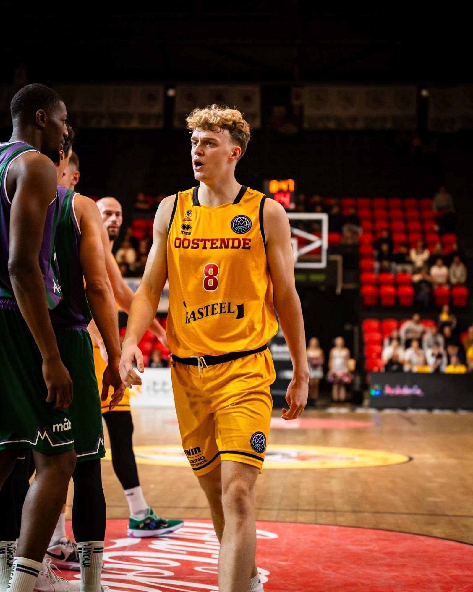 El Oostende-Unicaja, en fotos