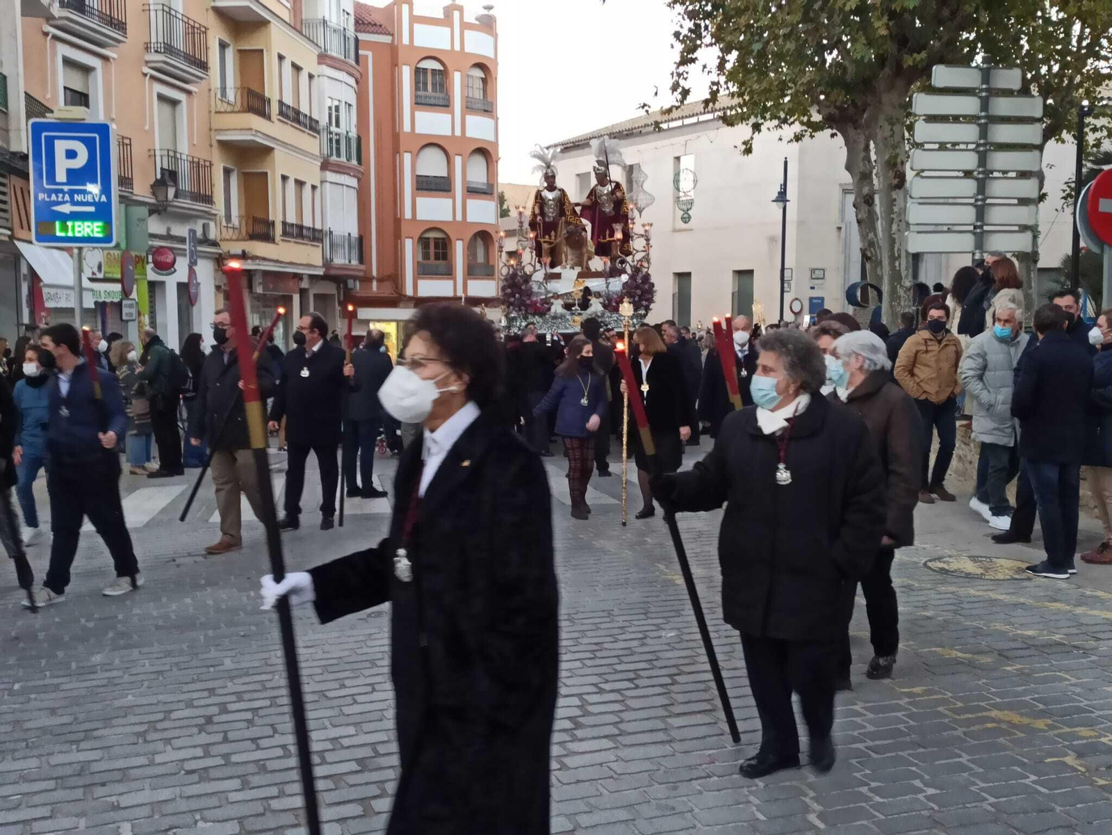 El traslado de las tallas de Pedro Muñoz de Toro en Lucena, en fotografías