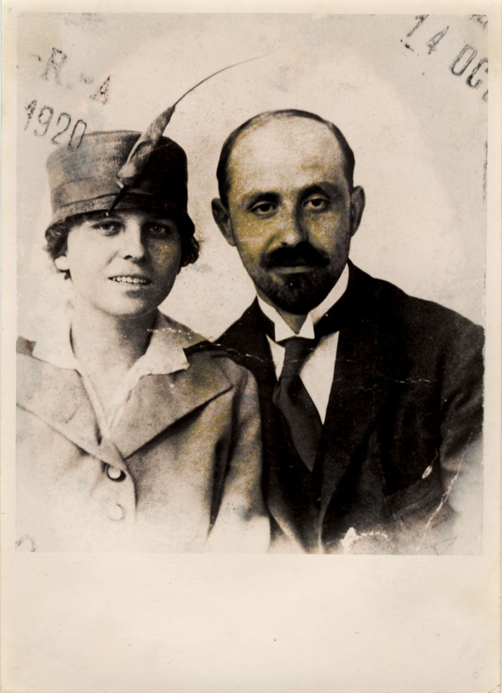 Zenobia Camprubí y Juan Ramón Jiménez, en una imagen tomada en su boda, en marzo de 1916.