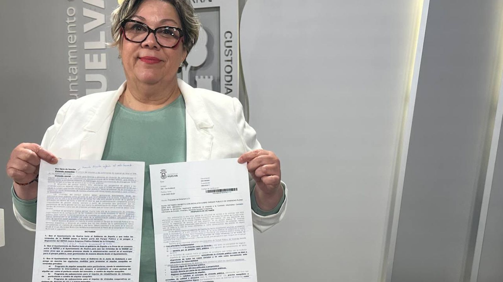 Mónica Rossi este miércoles con su propuesta.