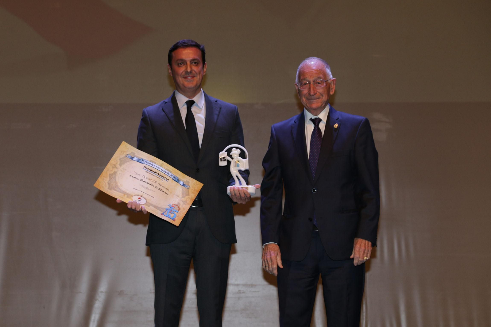 Gala XV aniversario Diario de Almería, en Roquetas de Mar